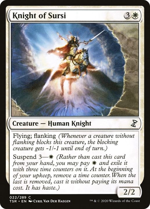 Knight of Sursi in the group Magic the Gathering / Types / Creatures / Human at Proxyprinters.com (49014)