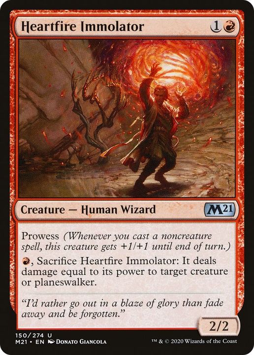 Heartfire Immolator in the group Magic the Gathering / Sets / Core Set 2021 at Proxyprinters.com (49030)