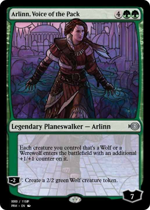 Arlinn, Voice of the Pack in the group Magic the Gathering / Types / Colors / Green at Proxyprinters.com (49072)