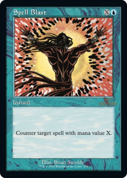 Spell Blast in the group Magic the Gathering / Types / Colors / Blue at Proxyprinters.com (49077)