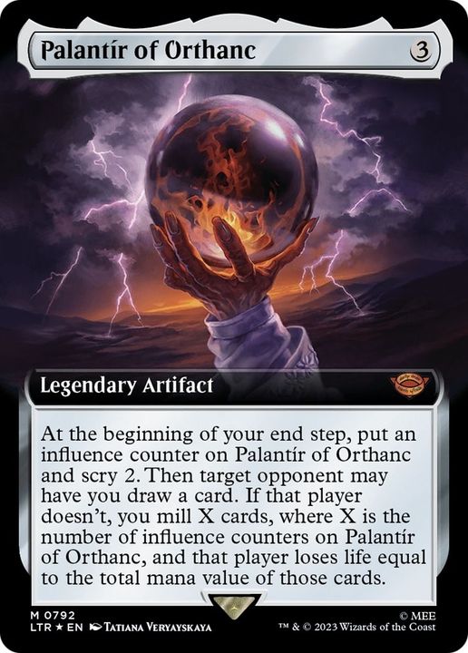 Palantír of Orthanc in the group Magic the Gathering / Types / Artifacts / Legendary Artifact at Proxyprinters.com (49109)