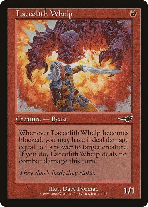 Laccolith Whelp in the group Magic the Gathering / Types / Colors / Red at Proxyprinters.com (49128)