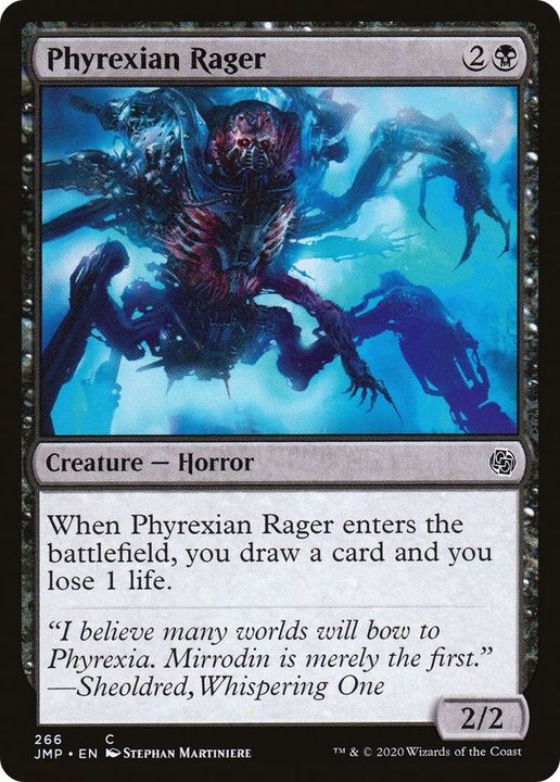 Phyrexian Rager in the group Magic the Gathering / Types / Colors / Black at Proxyprinters.com (49129)