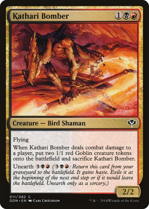 Kathari Bomber in the group Magic the Gathering / Types / Colors / Multicolors / B, R at Proxyprinters.com (49130)