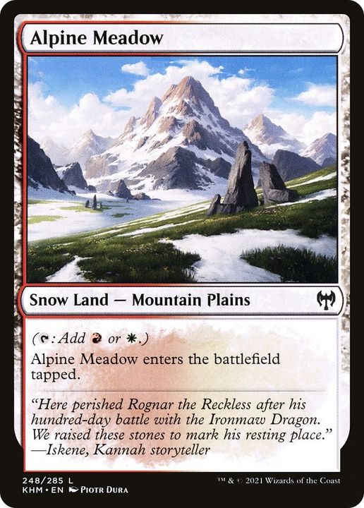 Alpine Meadow in the group Magic the Gathering / Sets / Kaldheim at Proxyprinters.com (49172)