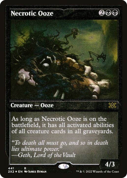 Necrotic Ooze in the group Magic the Gathering / Types / Colors / Black at Proxyprinters.com (49182)