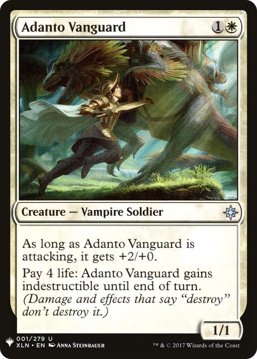 Adanto Vanguard in the group Magic the Gathering / Types / Colors / White at Proxyprinters.com (4920)