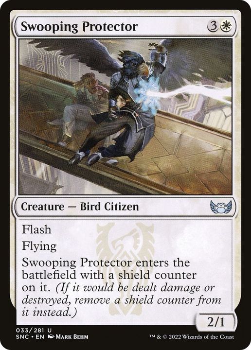 Swooping Protector in the group Magic the Gathering / Types / Colors / White at Proxyprinters.com (49201)