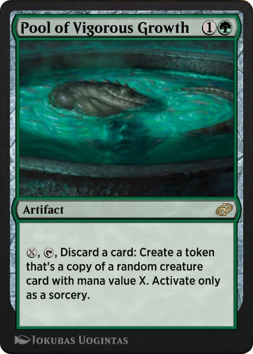 Pool of Vigorous Growth in the group Magic the Gathering / Types / Artifacts / Artifact at Proxyprinters.com (49205)