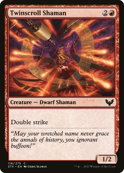 Twinscroll Shaman in the group Magic the Gathering / Types / Colors / Red at Proxyprinters.com (49210)