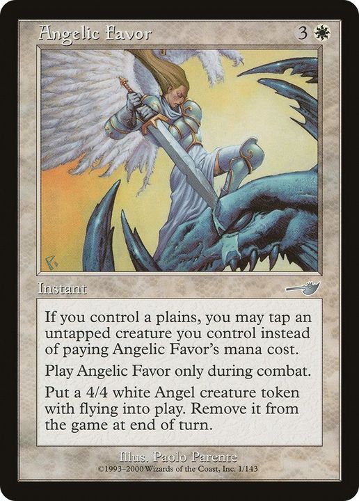 Angelic Favor in the group Magic the Gathering / Sets / Nemesis at Proxyprinters.com (49213)