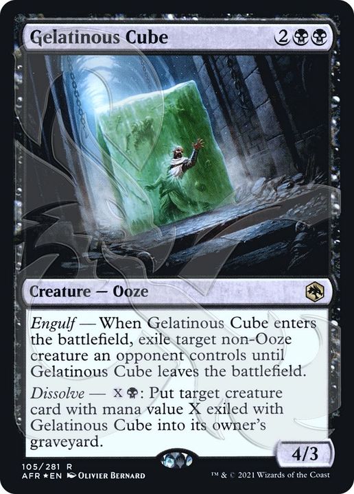 Gelatinous Cube in the group Magic the Gathering / Types / Colors / Black at Proxyprinters.com (49251)