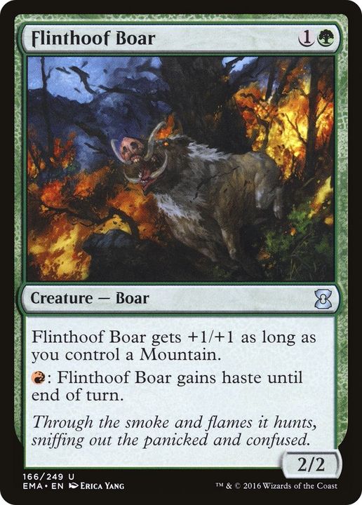 Flinthoof Boar in the group Magic the Gathering / Types / Colors / Green at Proxyprinters.com (49259)