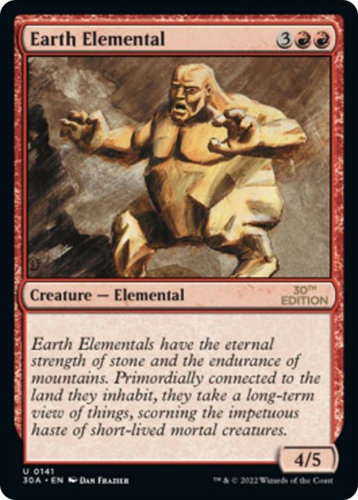 Earth Elemental in the group Magic the Gathering / Sets / 30th Anniversary Edition at Proxyprinters.com (49260)