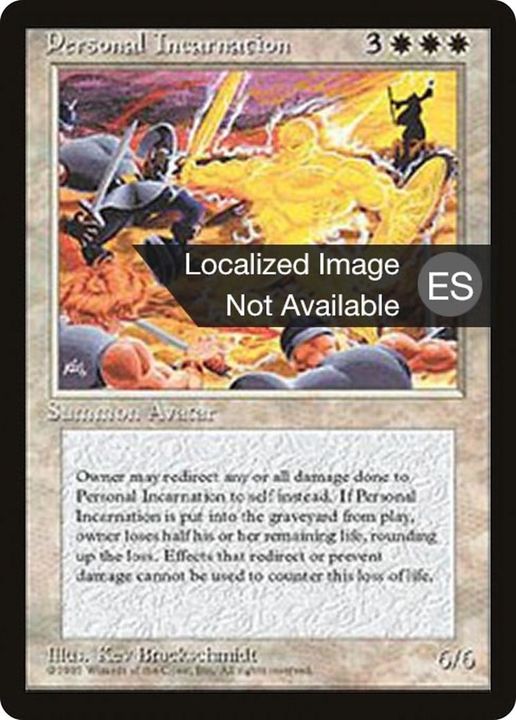 Personal Incarnation in the group Magic the Gathering / Types / Colors / White at Proxyprinters.com (49261)