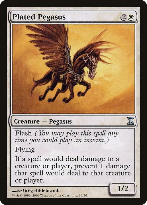 Plated Pegasus in the group Magic the Gathering / Sets / Time Spiral at Proxyprinters.com (49268)