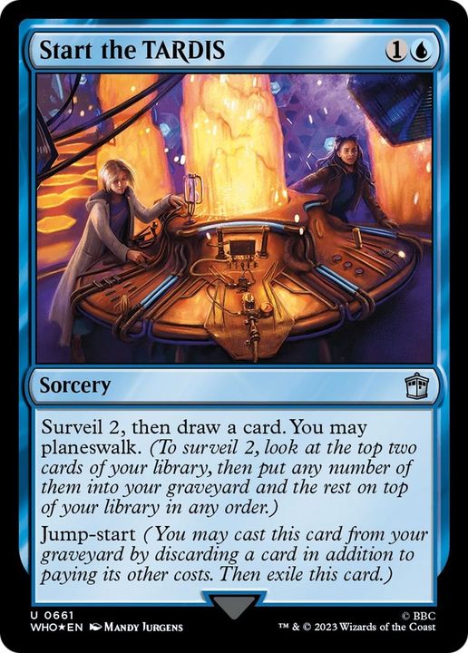 Start the TARDIS in the group Magic the Gathering / Types / Colors / Blue at Proxyprinters.com (49274)