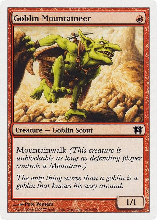 Goblin Mountaineer in the group Magic the Gathering / Types / Creatures / Goblin at Proxyprinters.com (49296)