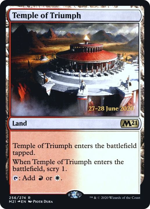 Temple of Triumph in the group Magic the Gathering / Sets / Core Set 2021 Promos at Proxyprinters.com (49297)