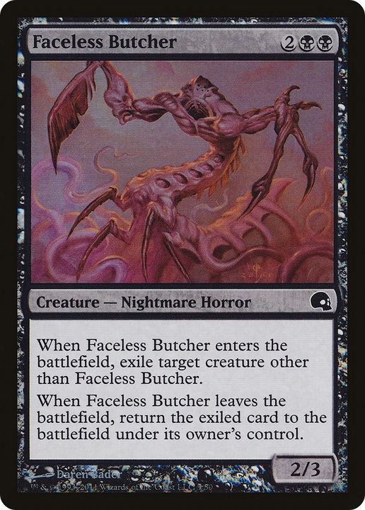 Faceless Butcher in the group Magic the Gathering / Types / Colors / Black at Proxyprinters.com (49304)