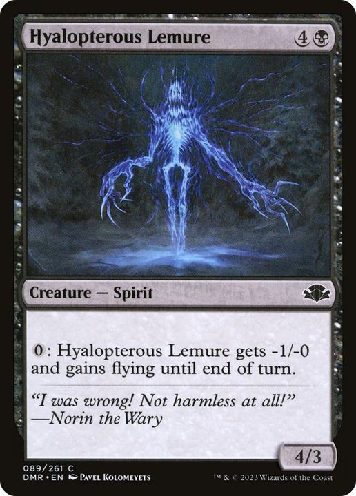 Hyalopterous Lemure in the group Magic the Gathering / Types / Colors / Black at Proxyprinters.com (49310)