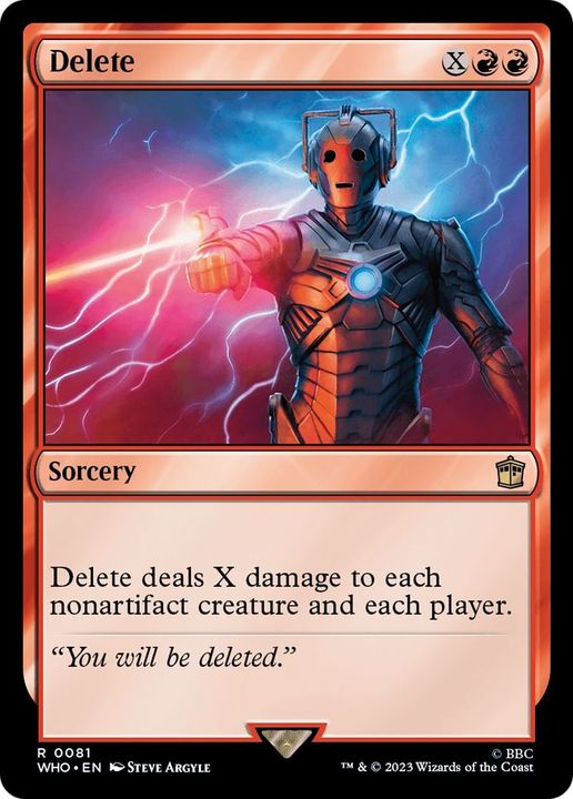 Delete in the group Magic the Gathering / Sets / Doctor Who at Proxyprinters.com (49311)