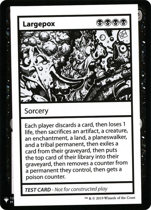 Largepox in the group Magic the Gathering / Types / Colors / Black at Proxyprinters.com (49318)