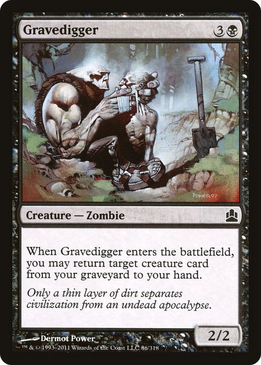 Gravedigger in the group Magic the Gathering / Types / Creatures / Zombie at Proxyprinters.com (49321)