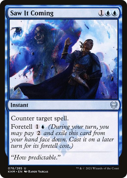 Saw It Coming in the group Magic the Gathering / Types / Colors / Blue at Proxyprinters.com (49349)