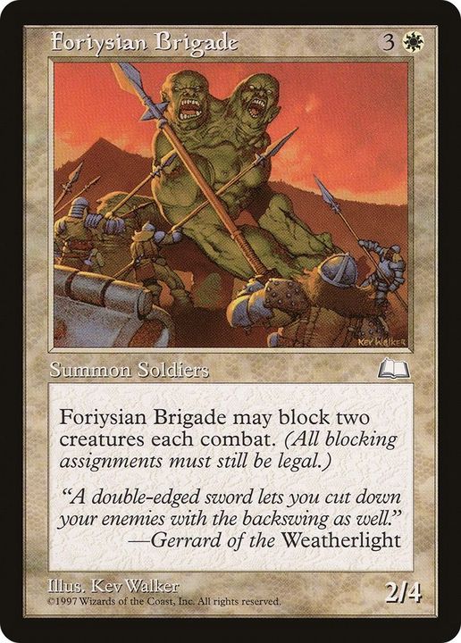 Foriysian Brigade in the group Magic the Gathering / Sets / Welcome Deck 2016 at Proxyprinters.com (4935)