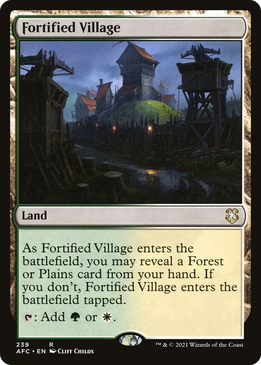 Fortified Village in the group Magic the Gathering / Types / Colors / Colorless at Proxyprinters.com (49370)