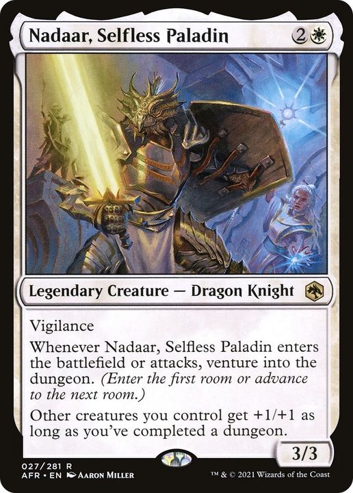 Nadaar, Selfless Paladin in the group Magic the Gathering / Types / Colors / White at Proxyprinters.com (49373)