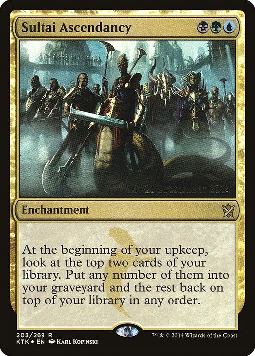 Sultai Ascendancy in the group Magic the Gathering / Types / Enchantment / Enchantment at Proxyprinters.com (49380)