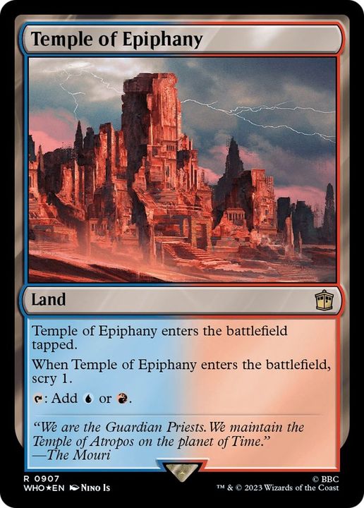 Temple of Epiphany in the group Magic the Gathering / Sets / Doctor Who at Proxyprinters.com (49385)