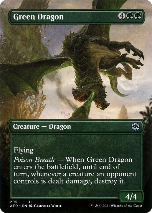 Green Dragon in the group Magic the Gathering / Sets / Adventures in the Forgotten Realms at Proxyprinters.com (49392)