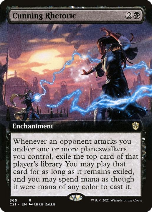 Cunning Rhetoric in the group Magic the Gathering / Types / Enchantment / Enchantment at Proxyprinters.com (49399)