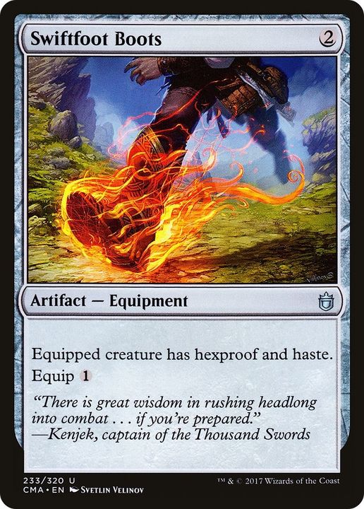 Swiftfoot Boots in the group Magic the Gathering / Types / Artifacts / Artifact at Proxyprinters.com (49407)