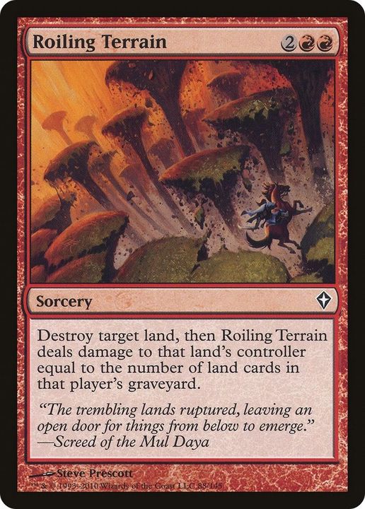 Roiling Terrain in the group Magic the Gathering / Sets / Worldwake at Proxyprinters.com (49480)