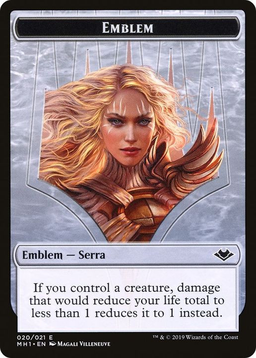 Serra the Benevolent Emblem in the group Magic the Gathering / Types / Colors / Colorless at Proxyprinters.com (49489)