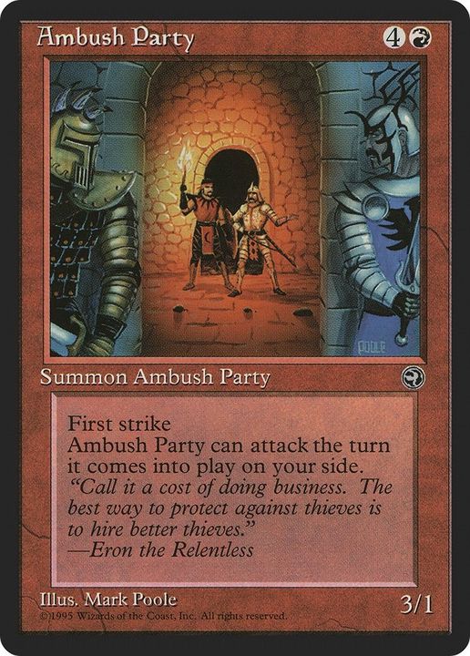 Ambush Party in the group Magic the Gathering / Sets / Homelands at Proxyprinters.com (49496)