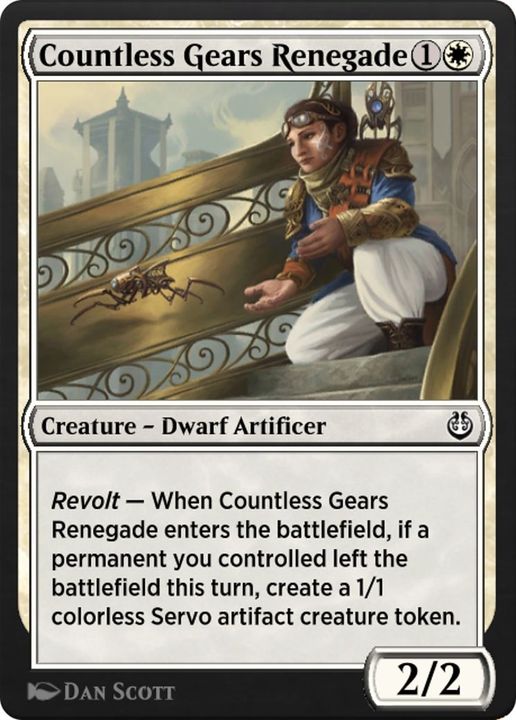 Countless Gears Renegade in the group Magic the Gathering / Types / Colors / White at Proxyprinters.com (49512)