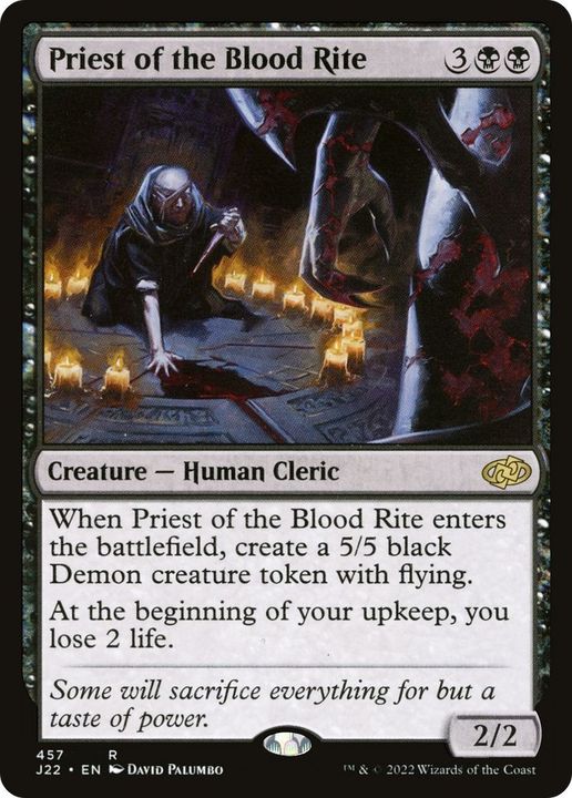 Priest of the Blood Rite in the group Magic the Gathering / Sets / Jumpstart 2022 at Proxyprinters.com (49531)