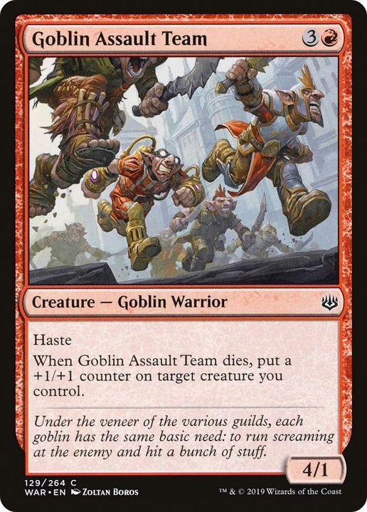 Goblin Assault Team in the group Magic the Gathering / Types / Creatures / Warrior at Proxyprinters.com (49546)