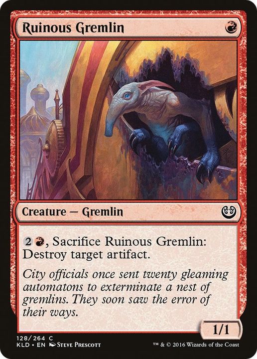 Ruinous Gremlin in the group Magic the Gathering / Types / Colors / Red at Proxyprinters.com (49560)