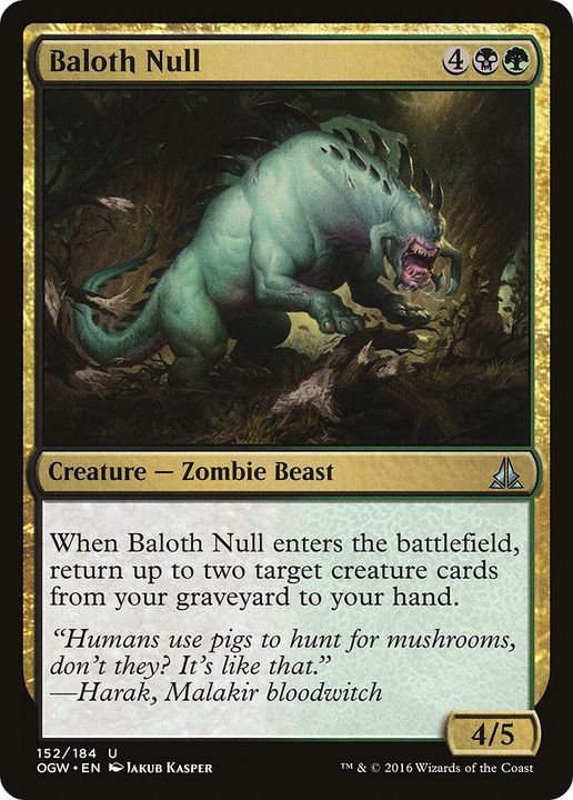 Baloth Null in the group Magic the Gathering / Types / Colors / Multicolors / B, G at Proxyprinters.com (49581)