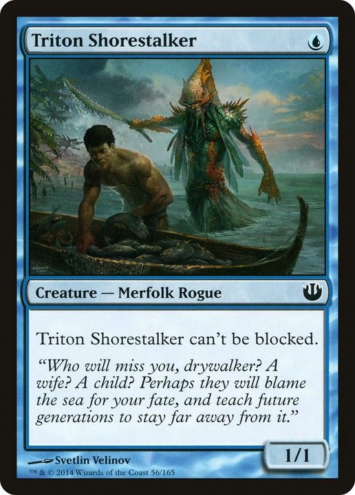 Triton Shorestalker in the group Magic the Gathering / Types / Colors / Blue at Proxyprinters.com (49597)