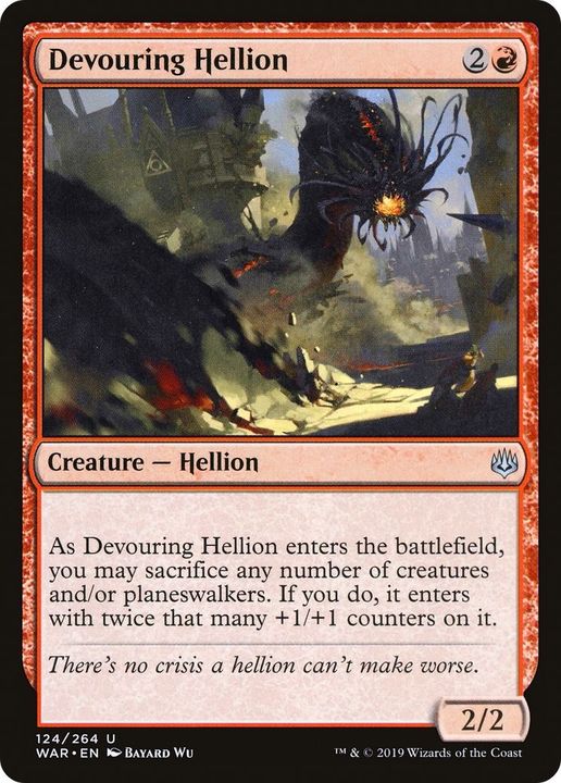 Devouring Hellion in the group Magic the Gathering / Types / Colors / Red at Proxyprinters.com (49604)