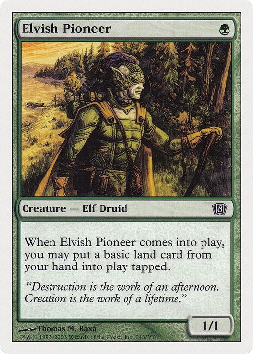 Elvish Pioneer in the group Magic the Gathering / Types / Creatures / Elf at Proxyprinters.com (49612)