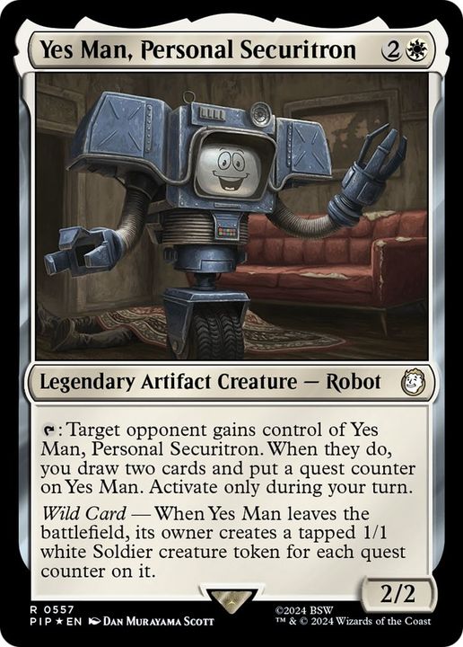 Yes Man, Personal Securitron in the group Singles at Proxyprinters.com (49615)