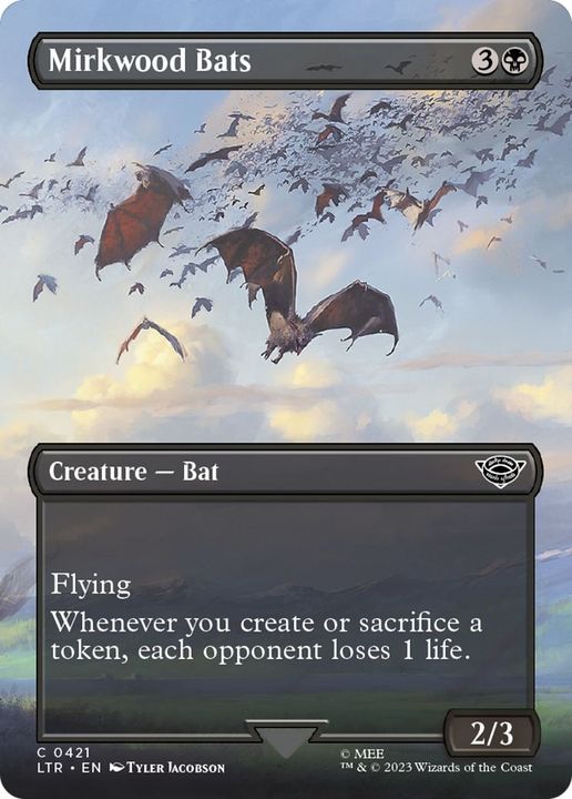 Mirkwood Bats in the group Magic the Gathering / Types / Colors / Black at Proxyprinters.com (49620)